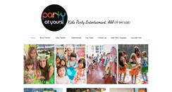 Desktop Screenshot of partyatyours.co.nz